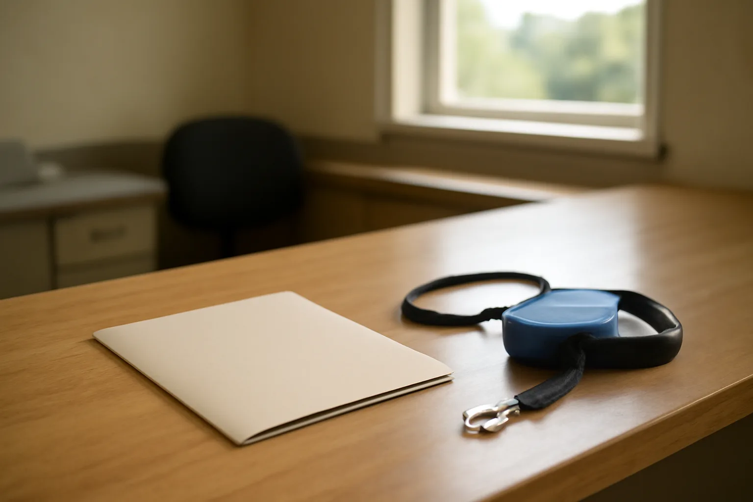 County animal care office counter used for dog licensing appointments in Los Angeles